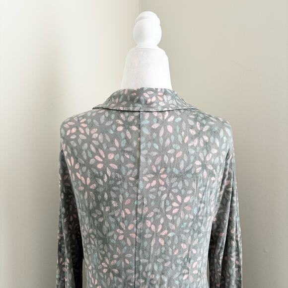 Free People NWT Shayla Wrap Maxi Dress Midi Long Sleeve V-Neck Printed Design - Picture 6 of 7